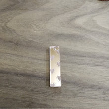 Load image into Gallery viewer, Rose Gold Mirror Acrylic Valentine's Day Heart Bars and Teardrops