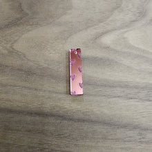 Load image into Gallery viewer, Pink Mirror Acrylic Valentine's Day Heart Bars and Teardrops