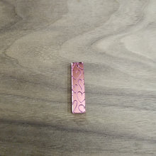 Load image into Gallery viewer, Pink Mirror Acrylic Valentine's Day Heart Bars and Teardrops