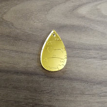 Load image into Gallery viewer, Gold Mirror Acrylic Valentine's Day Heart Bars and Teardrops