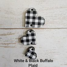 Load image into Gallery viewer, Valentine's Day Mini Patterned Tapered Triple Heart Drops