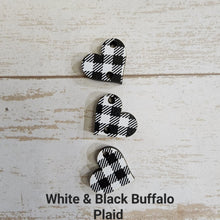 Load image into Gallery viewer, Valentine's Day Mini Patterned Triple Heart Drops (Side Hole)