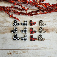 Load image into Gallery viewer, Valentine's Day Mini Patterned Triple Hand Drawn Heart Drops