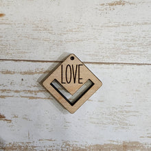 Load image into Gallery viewer, Valentine's Day Love Macrame Earrings