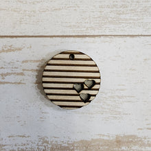 Load image into Gallery viewer, Valentine's Day Striped Triple Heart Drops