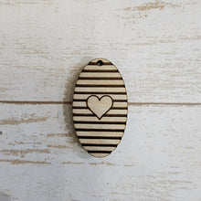 Load image into Gallery viewer, Valentine's Day Striped Drops with Heart