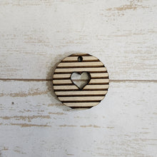 Load image into Gallery viewer, Valentine's Day Striped Drops with Heart