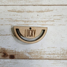 Load image into Gallery viewer, St Patrick's Day Lucky (Print) Macrame Earrings