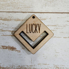 Load image into Gallery viewer, St Patrick's Day Lucky (Print) Macrame Earrings
