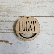 Load image into Gallery viewer, St Patrick's Day Lucky (Print) Macrame Earrings