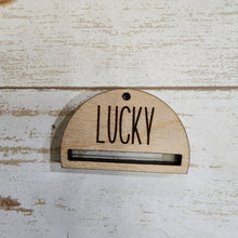 Load image into Gallery viewer, St Patrick's Day Lucky (Print) Macrame Earrings