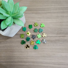 Load image into Gallery viewer, Acrylic St Patrick's Day Clover Studs