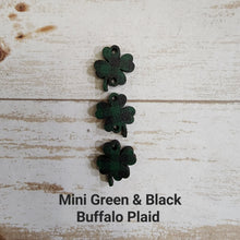 Load image into Gallery viewer, St Patrick's Day Patterned Triple 4 Leaf Clover Drops
