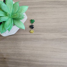 Load image into Gallery viewer, St Patrick's Day Acrylic Triple 3 Leaf Clover & Pot of Gold Drops