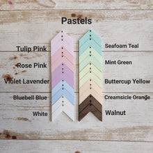 Load image into Gallery viewer, Acrylic Spring Pastel Triple Chevron Drops