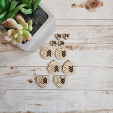 Load image into Gallery viewer, 3 Up 3 Down Earrings