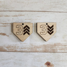 Load image into Gallery viewer, 3 Up 3 Down Earrings