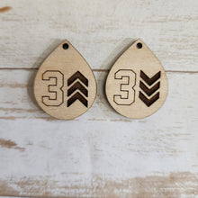 Load image into Gallery viewer, 3 Up 3 Down Earrings