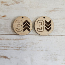 Load image into Gallery viewer, 3 Up 3 Down Earrings