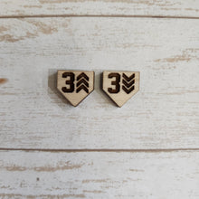 Load image into Gallery viewer, 3 Up 3 Down Earrings