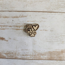 Load image into Gallery viewer, Peace, Love Studs