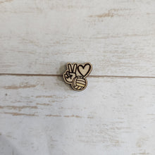 Load image into Gallery viewer, Peace, Love Studs