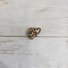 Load image into Gallery viewer, Peace, Love Studs