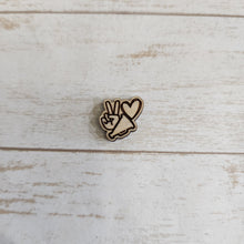 Load image into Gallery viewer, Peace, Love Studs