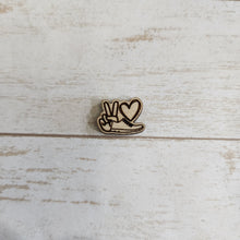 Load image into Gallery viewer, Peace, Love Studs