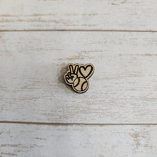 Load image into Gallery viewer, Peace, Love Studs
