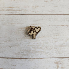 Load image into Gallery viewer, Peace, Love Studs