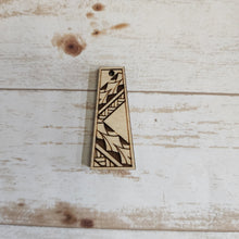 Load image into Gallery viewer, Polynesian Cutout Wide Angled Bars