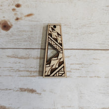 Load image into Gallery viewer, Polynesian Cutout Wide Angled Bars