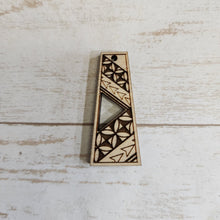 Load image into Gallery viewer, Polynesian Cutout Wide Angled Bars