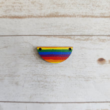 Load image into Gallery viewer, Mini Rainbow Stripes Patterned Interchangeable Blanks