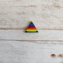 Load image into Gallery viewer, Mini Rainbow Stripes Patterned Interchangeable Blanks