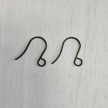 Load image into Gallery viewer, Tall Large Outer Loop Ear Wires - BLACK, 316 Stainless Steel