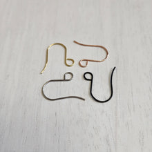 Load image into Gallery viewer, Tall Large Outer Loop Ear Wires - STAINLESS STEEL, 316 Stainless Steel