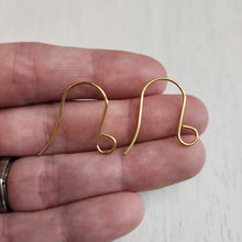 Load image into Gallery viewer, Tall Large Outer Loop Ear Wires - GOLD, 316 Stainless Steel