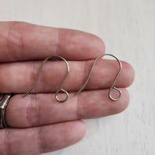 Load image into Gallery viewer, Tall Large Outer Loop Ear Wires - STAINLESS STEEL, 316 Stainless Steel