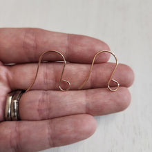 Load image into Gallery viewer, Tall Large Outer Loop Ear Wires - ROSE GOLD, 316 Stainless Steel