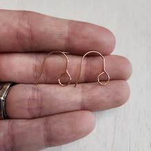 Load image into Gallery viewer, Large Inner Loop Ear Wires - ROSE GOLD, 316 Stainless Steel