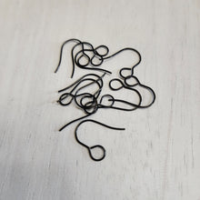 Load image into Gallery viewer, Large Inner Loop Ear Wires - BLACK, 316 Stainless Steel