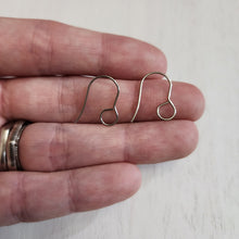 Load image into Gallery viewer, Large Inner Loop Ear Wires - STAINLESS STEEL, 316 Stainless Steel