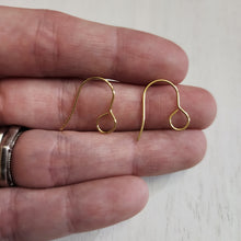 Load image into Gallery viewer, Large Inner Loop Ear Wires - GOLD, 316 Stainless Steel