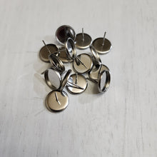 Load image into Gallery viewer, Round Stud Bezel, 12mm - STAINLESS STEEL, 304 Stainless Steel