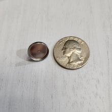 Load image into Gallery viewer, Round Stud Bezel, 12mm - STAINLESS STEEL, 304 Stainless Steel