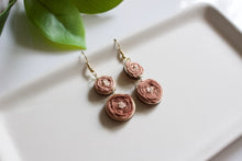 Load image into Gallery viewer, Embroidery Rose Double Drop