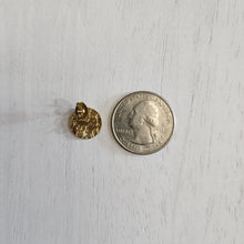 Load image into Gallery viewer, Textured Round Stud with Post, 12mm - GOLD, Ion Plated 304 Stainless Steel
