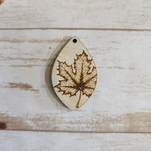 Load image into Gallery viewer, Fall Maple Leaf Oblong Drop
